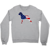 patriotic boxer Crewneck Sweatshirt