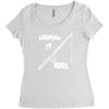 keeping it reel Women's Triblend Scoop T-shirt