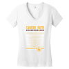 Cancer Facts Zodiac Women's V-Neck T-Shirt