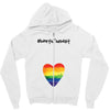 Worth The Wait Rainbow Zipper Hoodie