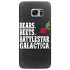 bears beets battlestar galactica Samsung Galaxy S7 Edge Case
