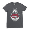 bad cat   gatos locos Ladies Fitted T-Shirt