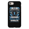 Never Underestimate the Strength of a Prostate Cancer Warrior iPhone 8