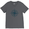compass sun V-Neck Tee