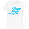 normal people wassy me Ladies Fitted T-Shirt