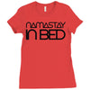 namastay in bed Ladies Fitted T-Shirt