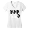 the skulls Women's V-Neck T-Shirt