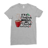 it's a christmas movies and hot chocolate kind of day Ladies Fitted T-Shirt