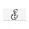 tribal cobra License Plate