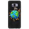 animal polygon around the planet Samsung Galaxy S8 Plus
