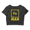 chemical element for iron man Crop Top