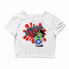 zombie geek Crop Top