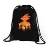 beautiful sunset Drawstring Bags