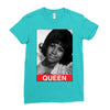 Aretha Franklin Queen Ladies Fitted T-Shirt