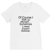 talk to myself V-Neck Tee