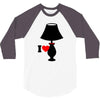 i love lamp 3/4 Sleeve Shirt