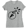 f bomb Ladies Fitted T-Shirt