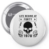 Life Begins at Forty 1978 the Birth of Legends Pin-back button