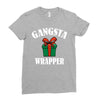 gangsta wrapper Ladies Fitted T-Shirt