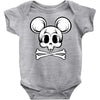 skull mickey 2 Baby Bodysuit