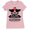 I Am Actually In A Very Commited Relationship Ladies Fitted T-Shirt