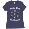 rolling with the homies Ladies Fitted T-Shirt