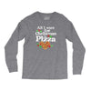 all i want for christmas is pizza Long Sleeve Shirts