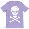 skull and crossbones pirate neon T-Shirt