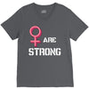 Women's March We Are Strong V-Neck Tee