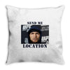 send me location khabib Throw Pillow
