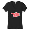 look late Women's V-Neck T-Shirt