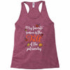 my favorite season is the fall of the patriarchy Racerback Tank
