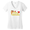 pizza is my valentine 2 Women's V-Neck T-Shirt