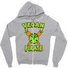 vegan pirate Zipper Hoodie
