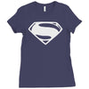 beast bode mens superman Ladies Fitted T-Shirt