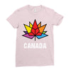 Canada Leaf LGBT Ladies Fitted T-Shirt