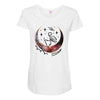 Space Skeleton Maternity Scoop Neck T-shirt