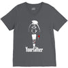 funny stars wars godfather parody yourfather mens V-Neck Tee