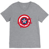deadpool was here (captain america) V-Neck Tee