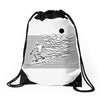 surf line Drawstring Bags