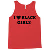 i love black girls Tank Top