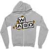 gamer wasd Zipper Hoodie