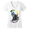 wolf Women's V-Neck T-Shirt