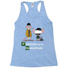 pinkman and the heisenbrain Racerback Tank