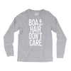 boat hair don't care Long Sleeve Shirts