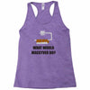 what would macgyver do tshirt funny 80s tv show tee dean richard ander Racerback Tank