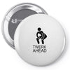 product square Pin-back button