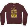 deformed jesus Crewneck Sweatshirt