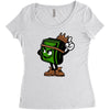 dollar king Women's Triblend Scoop T-shirt