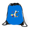 calvin hobbes Drawstring Bags